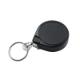 KEY-BAK key reel MINI-BAK BLACK with belt clip